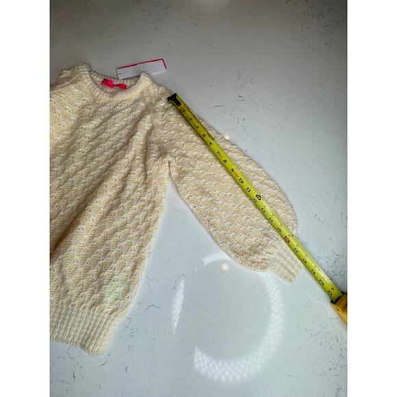 Lilly Pulitzer New Corabelle Knit Sweater Coconut Honeycomb Size XX-Small - Picture 14 of 14